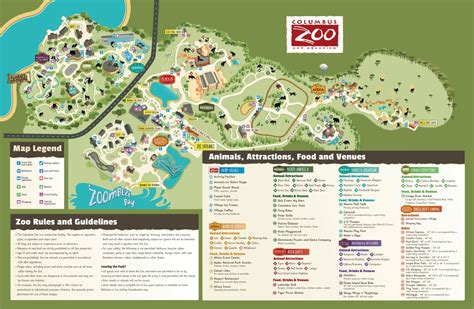 Printable Columbus Zoo Map